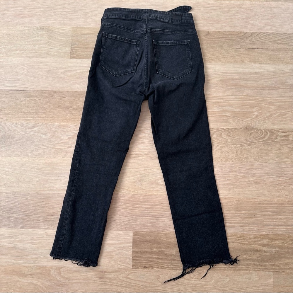 CROPPED PAIGE DENIM - SIZE 27 - BLACK - EXCELLENT CONDITION! - Picture 2 of 9
